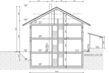 Ländliches Baugrundstück für eine Doppelhaushälfte – Baugenehmigung bereits erteilt – DHH1